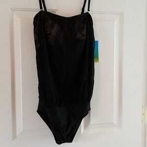 Luxe lace bathing suit